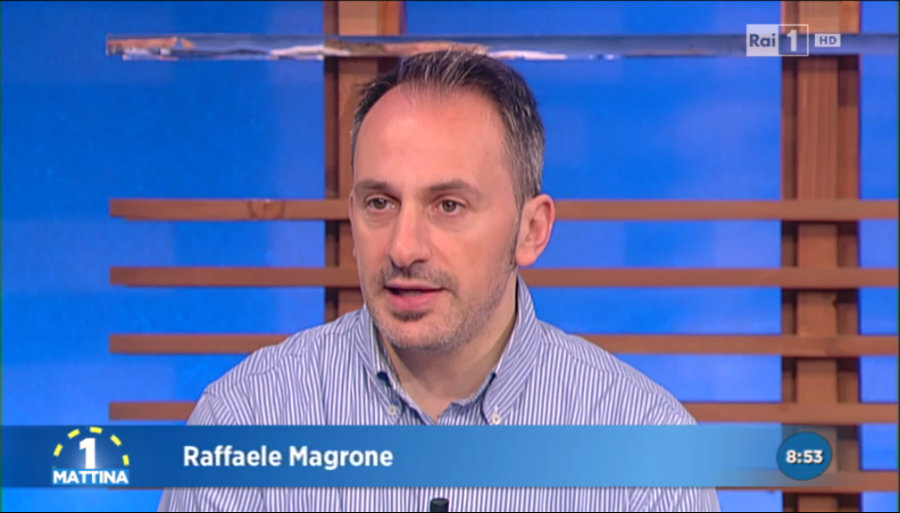 Intervista a UnoMattina con Raffaele Magrone